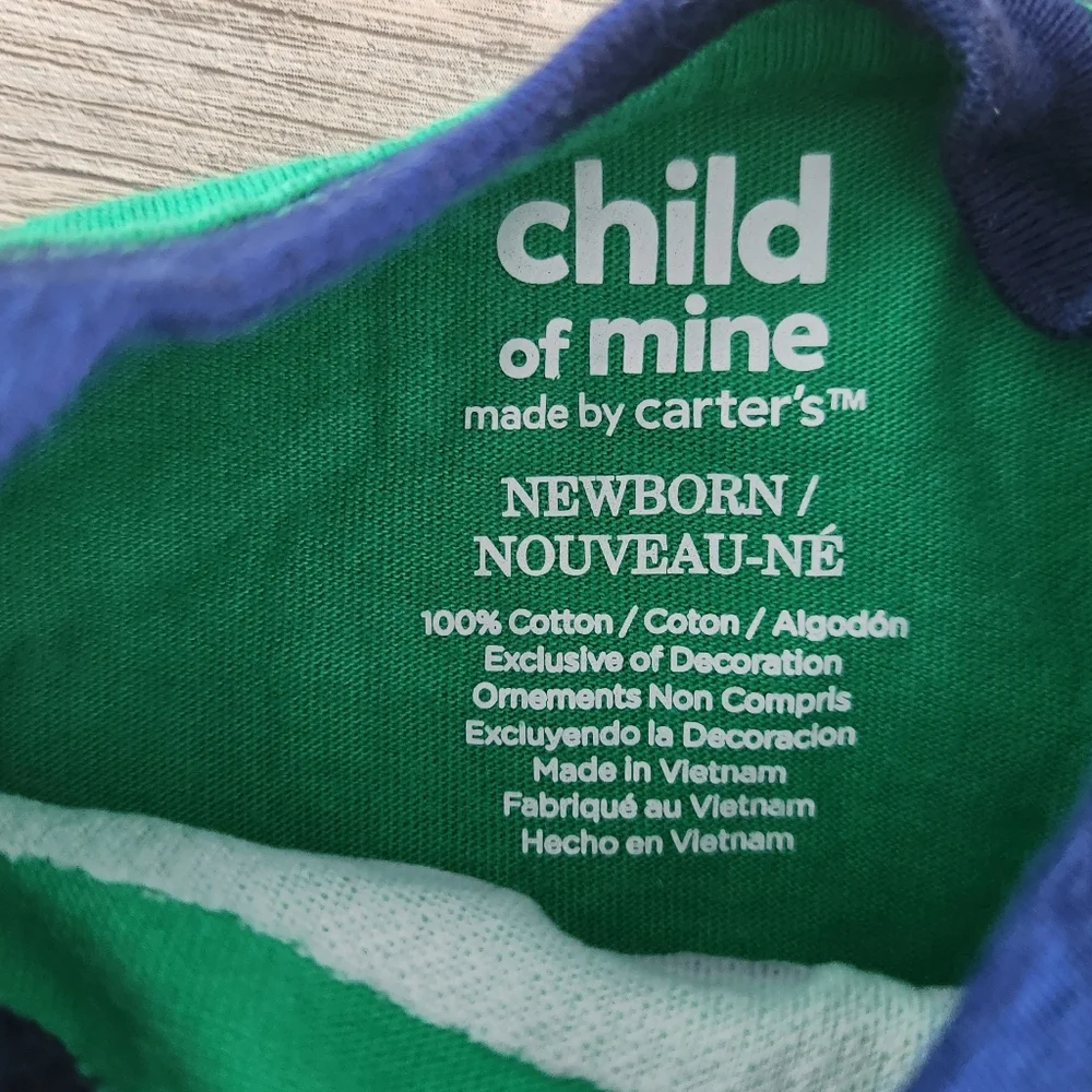Carter's Seven Piece Baby Clothes Bundle Size NB